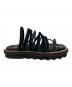 中古・古着 sacai (サカイ) tube strap sadals ブラック サイズ:36：10000円