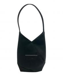 MM6 Maison Margiela（エムエムシックスメゾンマルジェラ）の古着「スモールハンドバッグ Japanese Egg Bag-ジャパニーズ」｜ブラック