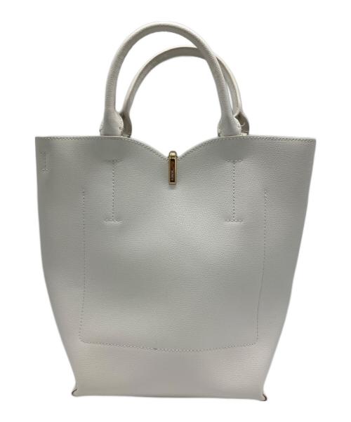 FURLA（フルラ）FURLA (フルラ) 2WAYバッグ RIBBON S BUCKET BAG ホワイトの古着・服飾アイテム