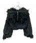THEREDTHREAD (ザレッドスレッド) S fur hooded jacket ブラック サイズ:Free：11000円