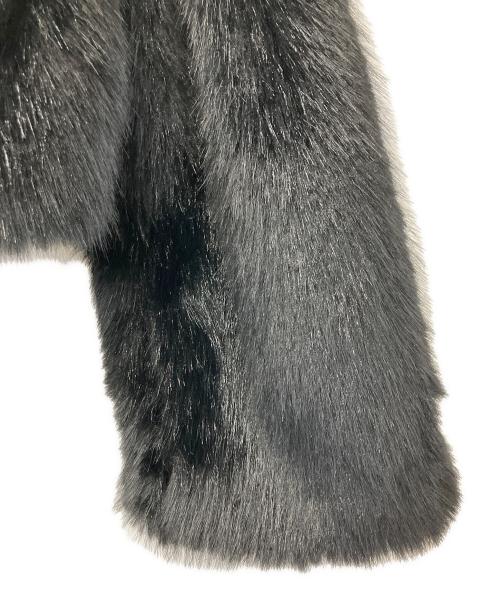 KISS THE CLUB（キッス・ザ・クラブ）KISS THE CLUB (キッス・ザ・クラブ) luxury hooded fur coat ブラック サイズ:Freeの古着・服飾アイテム