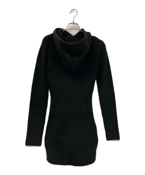 THERED THREAD（ザ・レッド・スレッド）THERED THREAD (ザ・レッド・スレッド) S draped knit dress mini ブラック サイズ:Freeの古着・服飾アイテム