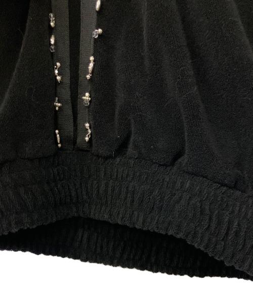 THERED THREAD（ザ・レッド・スレッド）THERED THREAD (ザ・レッド・スレッド) S beaded track pants ブラック サイズ:Freeの古着・服飾アイテム