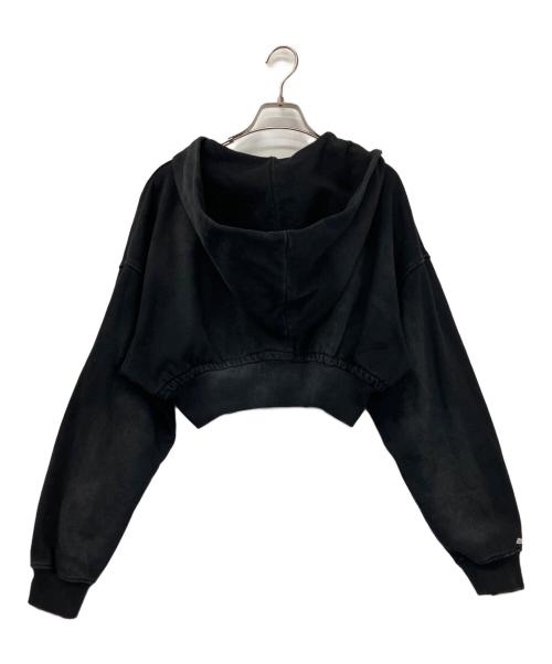 JOSE MOON（ジョゼムーン）JOSE MOON (ジョゼムーン) CROP BIO HOODIE(フーディー) ブラック サイズ:Freeの古着・服飾アイテム