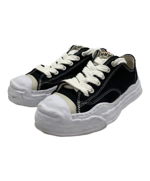 Maison MIHARA YASUHIRO（メゾン ミハラ ヤスヒロ）Maison MIHARA YASUHIRO (メゾン ミハラ ヤスヒロ) ハンクローキャンバス スニーカー ブラック×ホワイト サイズ:40の古着・服飾アイテム