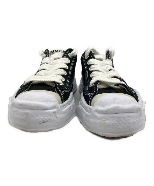 Maison MIHARA YASUHIRO（メゾン ミハラ ヤスヒロ）Maison MIHARA YASUHIRO (メゾン ミハラ ヤスヒロ) ハンクローキャンバス スニーカー ブラック×ホワイト サイズ:40の古着・服飾アイテム