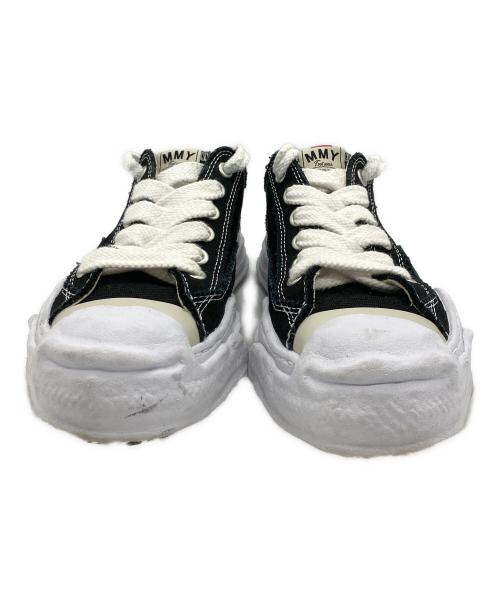 Maison MIHARA YASUHIRO（メゾン ミハラ ヤスヒロ）Maison MIHARA YASUHIRO (メゾン ミハラ ヤスヒロ) ハンクローキャンバス スニーカー ブラック×ホワイト サイズ:40の古着・服飾アイテム