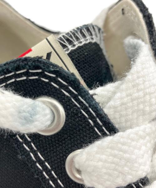 Maison MIHARA YASUHIRO（メゾン ミハラ ヤスヒロ）Maison MIHARA YASUHIRO (メゾン ミハラ ヤスヒロ) ハンクローキャンバス スニーカー ブラック×ホワイト サイズ:40の古着・服飾アイテム