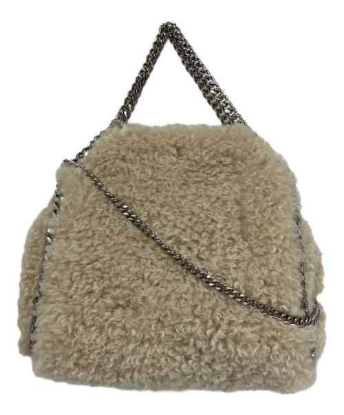 STELLA McCARTNEY（ステラマッカートニー）STELLA McCARTNEY (ステラマッカートニー) 2WAYバッグ ファラベラ プラッシュ アイボリーの古着・服飾アイテム