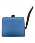 LOEWE (ロエベ) トライフォールドコンパクトウォレット スカイブルー×ブラウン：25000円
