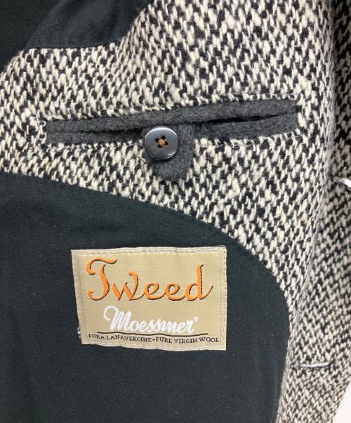 PALTO（パルト）PALTO (パルト) ステンカラーコート ホワイト×グレー サイズ:44の古着・服飾アイテム