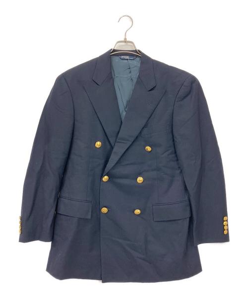 POLO RALPH LAUREN（ポロ・ラルフローレン）POLO RALPH LAUREN (ポロ・ラルフローレン) 金釦ダブルジャケット ネイビー サイズ:AB7の古着・服飾アイテム
