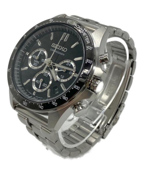 SEIKO（セイコー）SEIKO (セイコー) クロノグラフ ブラックの古着・服飾アイテム