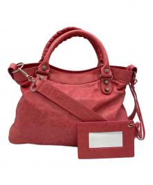 BALENCIAGA（バレンシアガ）の古着「2WAYバッグ ジャイアントシティ」｜ピンク