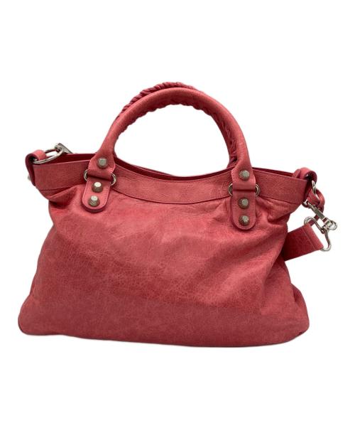 BALENCIAGA（バレンシアガ）BALENCIAGA (バレンシアガ) 2WAYバッグ ジャイアントシティ ピンクの古着・服飾アイテム