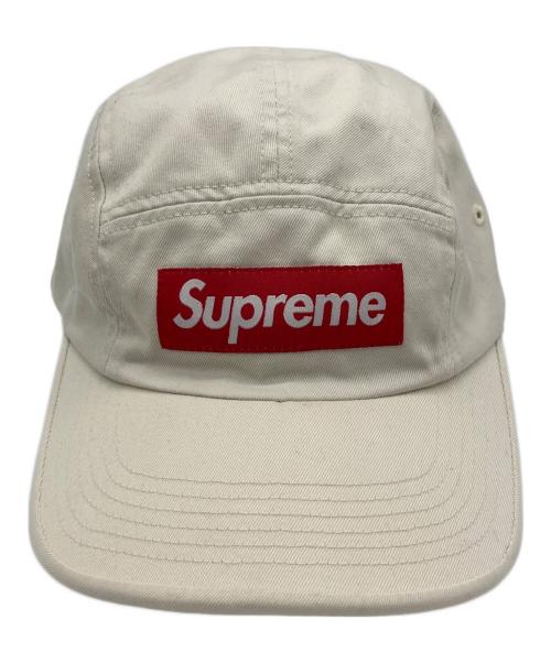 SUPREME（シュプリーム）Supreme (シュプリーム) パネルキャップ Wasted Chino Twill Camp Cap ホワイトの古着・服飾アイテム
