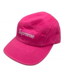 SUPREME（シュプリーム）の古着「キャップ Wasted Chino Twill Camp Cap」｜ショッキングピンク