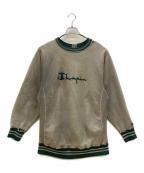 Championチャンピオン）の古着「スウェット」｜ベージュ×グリーン