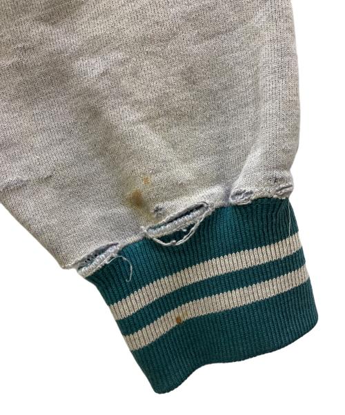 Champion（チャンピオン）Champion (チャンピオン) スウェット ベージュ×グリーン サイズ:XLの古着・服飾アイテム