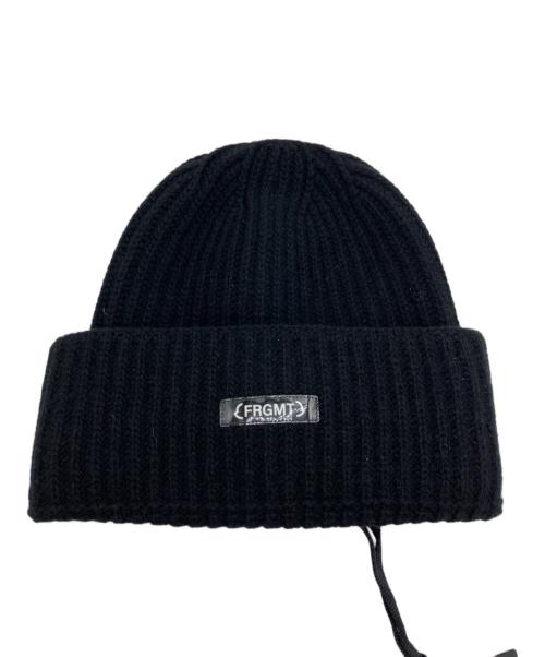MONCLER（モンクレール）MONCLER (モンクレール) FRAGMENTS (フラグメント) ニット帽 BERRETTO TRICOT ブラックの古着・服飾アイテム