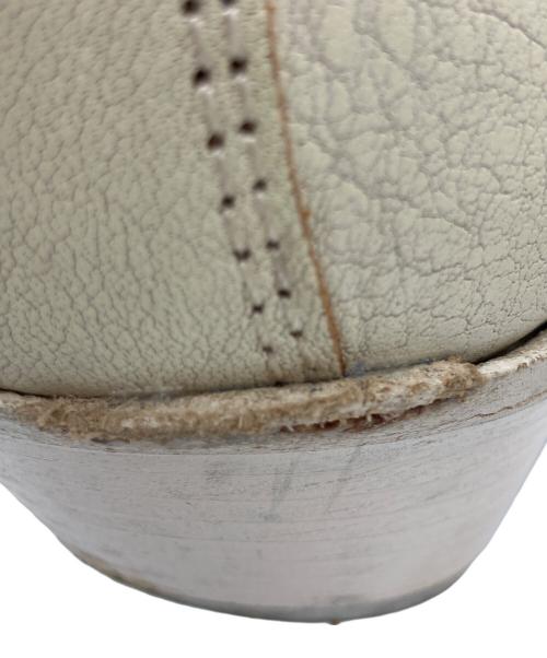 MM6 Maison Margiela（エムエムシックスメゾンマルジェラ）MM6 Maison Margiela (エムエムシックスメゾンマルジェラ) サイドゴアブーツ アイボリー サイズ:38の古着・服飾アイテム