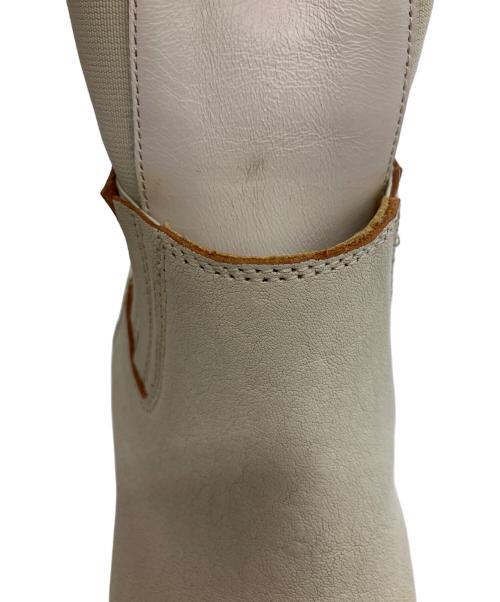 MM6 Maison Margiela（エムエムシックスメゾンマルジェラ）MM6 Maison Margiela (エムエムシックスメゾンマルジェラ) サイドゴアブーツ アイボリー サイズ:38の古着・服飾アイテム