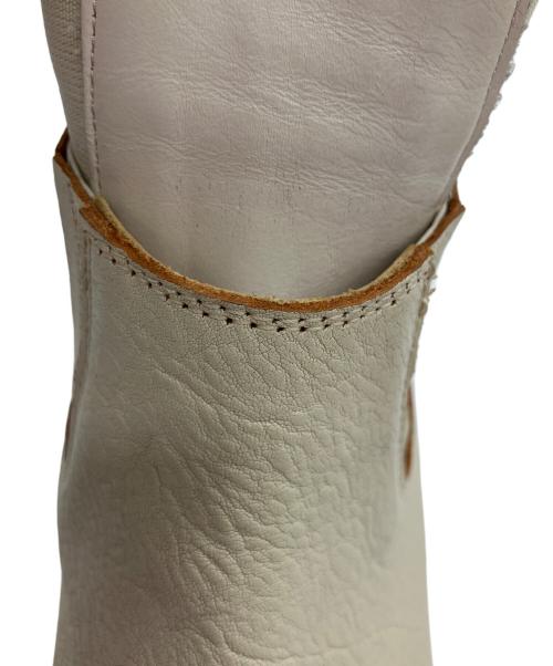 MM6 Maison Margiela（エムエムシックスメゾンマルジェラ）MM6 Maison Margiela (エムエムシックスメゾンマルジェラ) サイドゴアブーツ アイボリー サイズ:38の古着・服飾アイテム