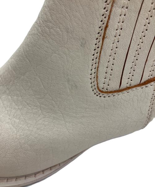 MM6 Maison Margiela（エムエムシックスメゾンマルジェラ）MM6 Maison Margiela (エムエムシックスメゾンマルジェラ) サイドゴアブーツ アイボリー サイズ:38の古着・服飾アイテム