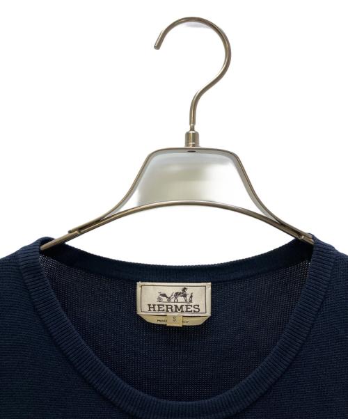HERMES（エルメス）HERMES (エルメス) 半袖カットソー ネイビー サイズ:Sの古着・服飾アイテム