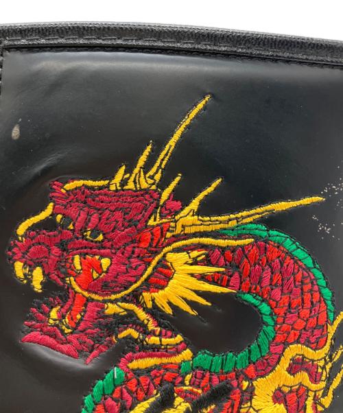 Dr.Martens（ドクターマーチン）Dr.Martens (ドクターマーチン) 8ホールブーツ 1460 EMBROIDERY 8 EYE BOOT ブラック サイズ:UK8の古着・服飾アイテム