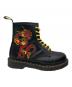 中古・古着 Dr.Martens (ドクターマーチン) 8ホールブーツ 1460 EMBROIDERY 8 EYE BOOT ブラック サイズ:UK8：23000円