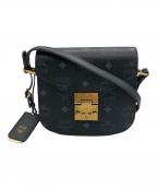 MCMエムシーエム）の古着「ショルダーバッグ 総柄」｜ブラック