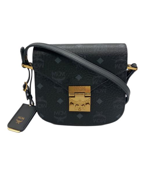 MCM（エムシーエム）MCM (エムシーエム) ショルダーバッグ 総柄 ブラックの古着・服飾アイテム