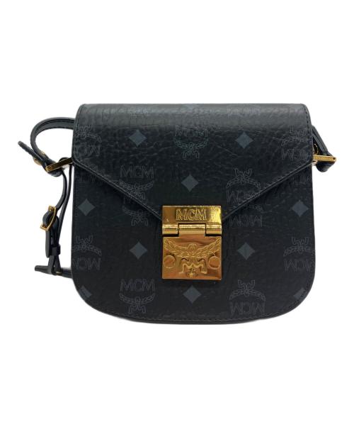 MCM（エムシーエム）MCM (エムシーエム) ショルダーバッグ 総柄 ブラックの古着・服飾アイテム