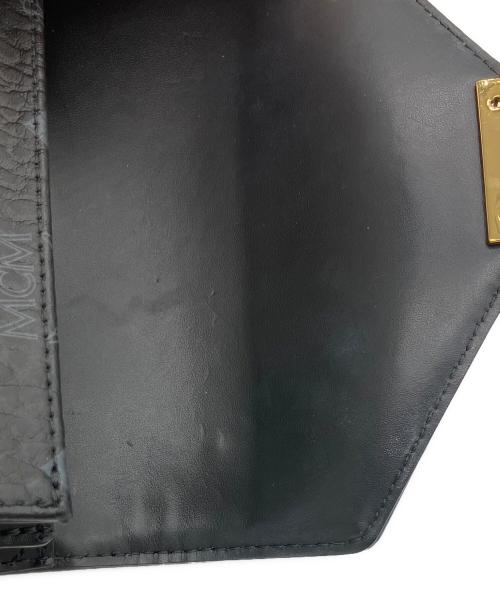 MCM（エムシーエム）MCM (エムシーエム) ショルダーバッグ 総柄 ブラックの古着・服飾アイテム