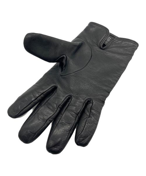 Omar Afridi（オマールアフリディ）Omar Afridi (オマールアフリディ) レザーグローブ ブラックの古着・服飾アイテム