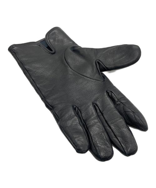 Omar Afridi（オマールアフリディ）Omar Afridi (オマールアフリディ) レザーグローブ ブラックの古着・服飾アイテム