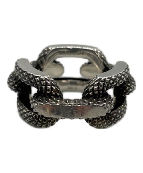 AMBUSH（アンブッシュ）AMBUSH (アンブッシュ) テクスチャーチェーンリング サイズ:Sの古着・服飾アイテム