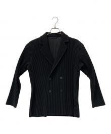 HOMME PLISSE ISSEY MIYAKE（オム プリッセ イッセイ ミヤケ）の古着「TAILORED PLEATS 1」｜ブラック