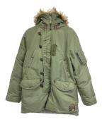 POLO RALPH LAURENポロ・ラルフローレン）の古着「N-3Bフライトジャケット」｜グリーン