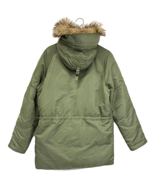 POLO RALPH LAUREN（ポロ・ラルフローレン）POLO RALPH LAUREN (ポロ・ラルフローレン) N-3Bフライトジャケット グリーン サイズ:170/92Aの古着・服飾アイテム