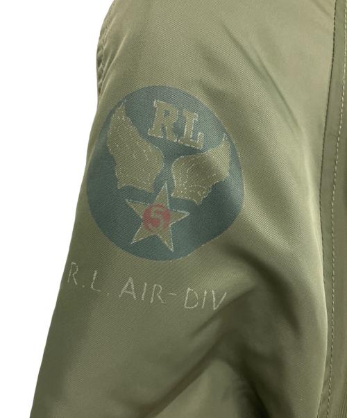 POLO RALPH LAUREN（ポロ・ラルフローレン）POLO RALPH LAUREN (ポロ・ラルフローレン) N-3Bフライトジャケット グリーン サイズ:170/92Aの古着・服飾アイテム