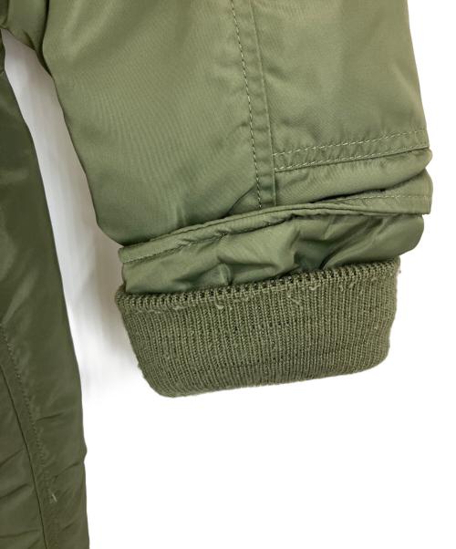 POLO RALPH LAUREN（ポロ・ラルフローレン）POLO RALPH LAUREN (ポロ・ラルフローレン) N-3Bフライトジャケット グリーン サイズ:170/92Aの古着・服飾アイテム