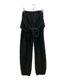 KISS THE CLUB（キッス・ザ・クラブ）の古着「スウェットパンツ」｜ブラック