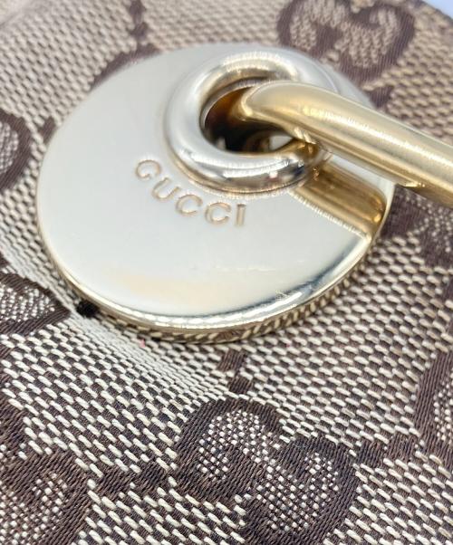 GUCCI（グッチ）GUCCI (グッチ) GGキャンバストートバッグ アイボリーの古着・服飾アイテム