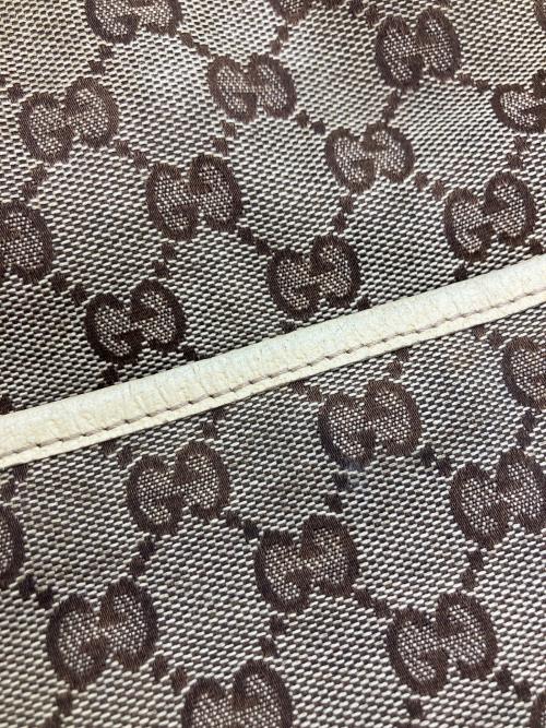 GUCCI（グッチ）GUCCI (グッチ) GGキャンバストートバッグ アイボリーの古着・服飾アイテム
