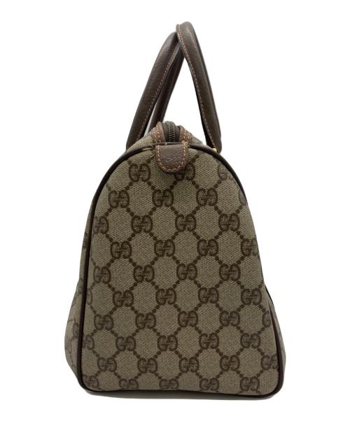 GUCCI（グッチ）GUCCI (グッチ) ミニボストンバッグ GG ブラウン×ベージュの古着・服飾アイテム