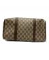 中古・古着 GUCCI (グッチ) ミニボストンバッグ GG ブラウン×ベージュ：30000円