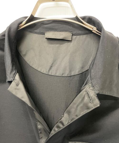 PRADA（プラダ）PRADA (プラダ) ポロシャツ ブラック サイズ:Lの古着・服飾アイテム
