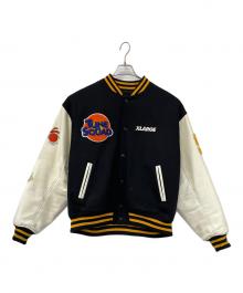 X-LARGE×SPACE JAM（エクストララージ×スペースジャム）の古着「スタジャン」｜ブラック×イエロー